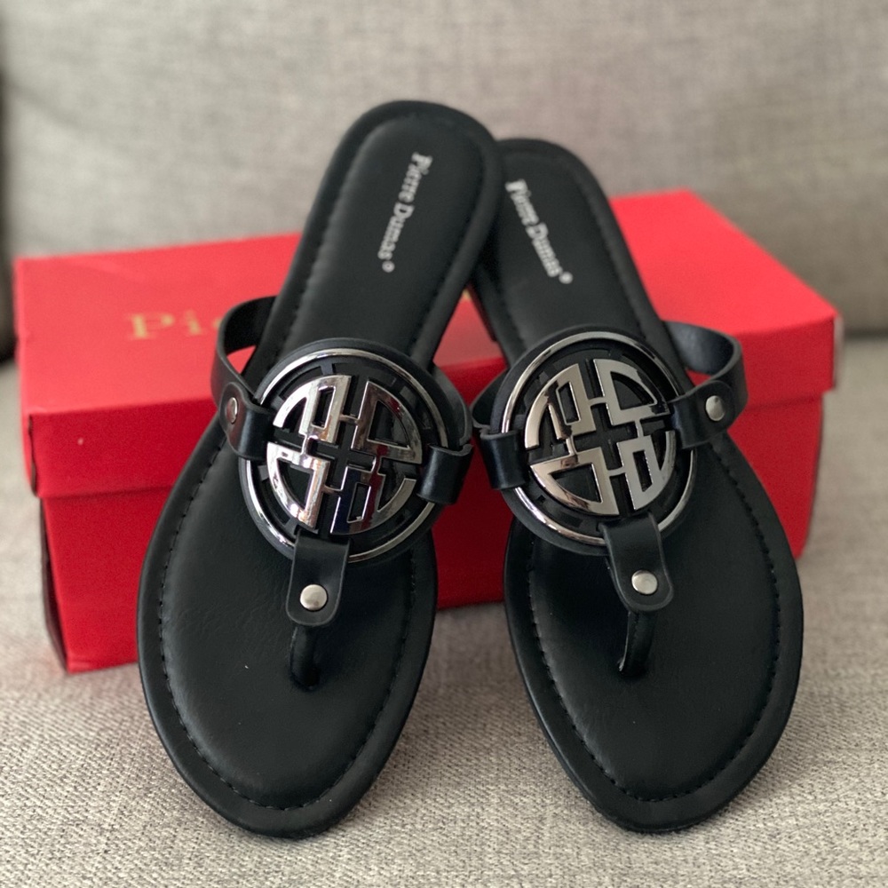 Black Pierre Dumas sandals